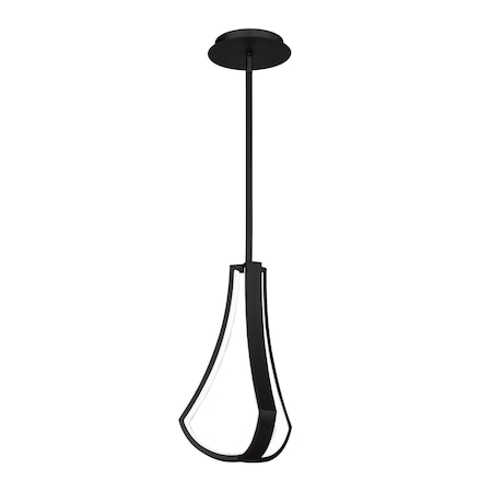 Dweled Artemis 14in LED Mini Pendant 3000K in Black PD-851